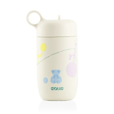 Equa Rozsdamentes acél gyerekkkulacs Játszótér 400ml kulacs, kulacstartó