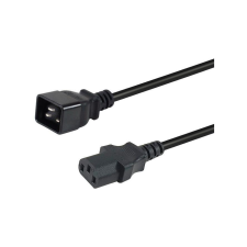 Equip 112141 tápkábel Fekete 3 M IEC C20 IEC C13 (112141) kábel és adapter
