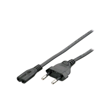 Equip 112160 notebook tápkábel nem földelt 1,8m fekete CB-8 (112160) kábel és adapter
