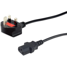 Equip 112303 tápkábel Fekete IEC C13 BS 1363 (112303) kábel és adapter