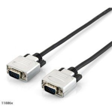 Equip 118861 VGA kábel HD15 apa/apa, duplán árnyékolt, 3m audió/videó kellék, kábel és adapter