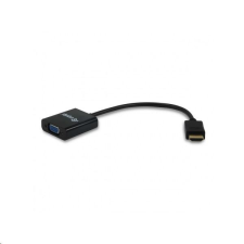 Equip 11903607 HDMI-VGA átalakító, audio, fekete (11903607) kábel és adapter