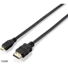 Equip 119308 HDMI - MicroHDMI kábel 1.4, apa/apa, 2m audió/videó kellék, kábel és adapter