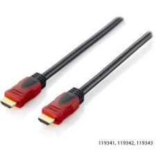 Equip 119342 HDMI kábel 1.4 apa/apa, aranyozott, 2m kábel és adapter