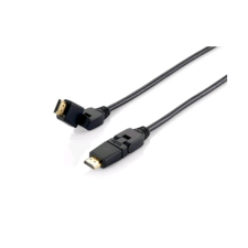 Equip 119361 HDMI kábel 1.4 apa/apa aranyozott 1m (119361) kábel és adapter