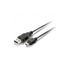 Equip 128521 USB 2.0 A-mini5P kábel, apa/apa, 1, 8m kábel és adapter
