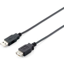 Equip 128852 USB 2.0 A-A hosszabbítókábel apa - anya duplán árnyékolt 5m kábel és adapter