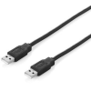 Equip 128870 USB 2.0 A-A kábel apa - apa duplán árnyékolt 1,8m (128870)