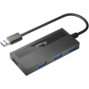 Equip 128956 hálózati csatlakozó USB 3.2 Gen 1 (3.1 Gen 1) Type-A 5000 Mbit/s Fekete (128956)