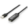 Equip 133336 USB kábel USB 2.0 5 M USB A Fekete (133336)
