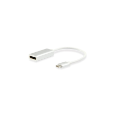 Equip 133458 USB-C -> DisplayPort átalakító apa/anya - Fehér kábel és adapter