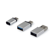 Equip 133475 USB-C OTG Adapterszett (3 db) kábel és adapter