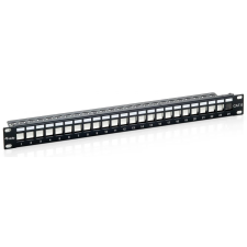Equip 24-Port Keystone Cat.6 Shielded Patch Panel v1 szerver