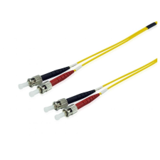 Equip 252232 száloptikás kábel 2 M ST OS2 Sárga (252232) kábel és adapter