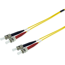 Equip 252235 száloptikás kábel 5 M ST OS2 Sárga (252235) kábel és adapter