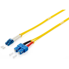 Equip 254335 száloptikás kábel 5 M LC SC OS2 Sárga (254335) kábel és adapter