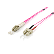 Equip 255535 optikai patch kábel LC/SC Duplex 5m - Ibolya kábel és adapter