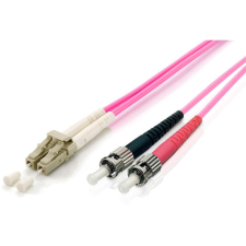Equip 255545 száloptikás kábel 5 M LC ST OM4 Ibolya (255545) kábel és adapter