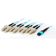 Equip 25557407 száloptikás kábel 7 M MTP 4x SC OM4 Cián (25557407) kábel és adapter