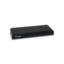 Equip 4-Port HDMI Splitter Black kábel és adapter