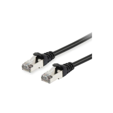 Equip 605595 hálózati kábel Fekete 7,5 M Cat6 S/FTP (S-STP) (605595) kábel és adapter