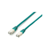 Equip 605647 hálózati kábel Zöld 0,5 M Cat6a S/FTP (S-STP) (605647)