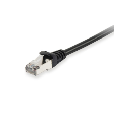 Equip 606103 S/FTP patch CAT6a kábel 1m - Fekete kábel és adapter