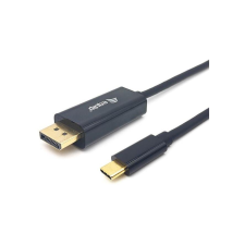 Equip Adapter USB-C -> DisplayPort           4K60Hz 1.00m sw (133426) kábel és adapter
