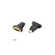 Equip Átalakító - 118909 (HDMI-DVI(24+1), apa/anya, fekete) kábel és adapter