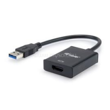 Equip Átalakító - 133385 (USB-A3.0 to HDMI, fekete) (EQUIP_133385) kábel és adapter