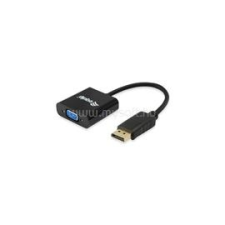 Equip Átalakító - 133435 (DisplayPort -&gt; VGA, apa/anya, fekete) (EQUIP_133435) kábel és adapter