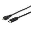 Equip Átalakító kábel, USB-C-USB MicroB 2.0, 1m, EQUIP
