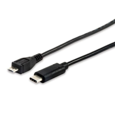 Equip Átalakító kábel, USB-C-USB MicroB 2.0, 1m, EQUIP kábel és adapter