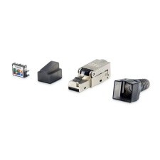 Equip csatlakozó - 121171 (rj45, cat6a, ftp, tool-free) 5db/csomag kábel és adapter