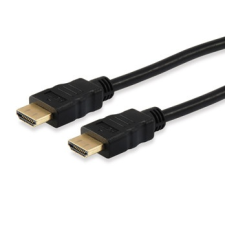  Equip EQUIP119371 HDMI 2.0 kábel, apa/apa, 4K/60 Hz, HDR, aranyozott, 5 m kábel és adapter