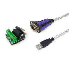 Equip Equip Átalakító Kábel - 133387 (USB3.0 to Serial RS-422/485 DB9) kábel és adapter