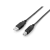 Equip EQuip USB-A 2.0 to USB-B cable 3m Black
