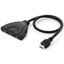 Equip HDMI Switch - 332703 (1x Bemenet, 3x Kimenet, fekete) kábel és adapter