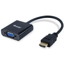 Equip HDMI VGA/D-Sub Átalakító Fekete 25cm 11903607 kábel és adapter