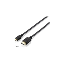 Equip Kábel - 119308 (HDMI1.4 - MicroHDMI kábel, apa/apa, 2m) kábel és adapter