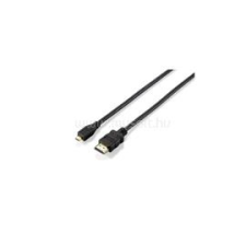 Equip Kábel - 119309 (HDMI1.4 - MicroHDMI kábel, apa/apa, 1m) (EQUIP_119309) kábel és adapter