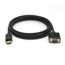 Equip Kábel - 119338 (DisplayPort to VGA, apa/apa, 2m) kábel és adapter