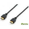 Equip Kábel, 119374, HDMI2.0 kábel, apa/apa, 4K/60Hz, HDR, aranyozott, 15m (119374)