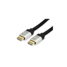 Equip Kábel - 119380 (HDMI2.1 kábel, apa/apa, 8K/60Hz, eARC, VRR, QMS, QFT, ALLM, DSC, aranyozott, 1m) kábel és adapter