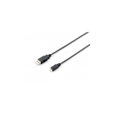 Equip Kábel - 128594 (USB2.0, A-microB kábel, apa/apa, 1m) kábel és adapter