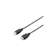 Equip Kábel - 128851 (USB2.0, A-A hosszabbítókábel, apa/anya, duplán árnyékolt, 3m) kábel és adapter