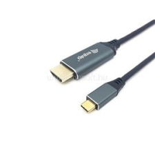 Equip Kábel - 133417 (USB-C to HDMI, apa/apa, 4K/60Hz, aluminium burkolat, 3m) (EQUIP_133417) kábel és adapter