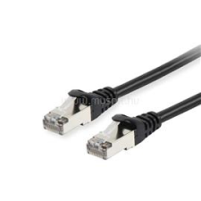 Equip Kábel - 606104 (S/FTP patch kábel, CAT6A, fekete, 2m) (EQUIP_606104) kábel és adapter