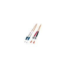 Equip LC/ST 50/125μm 10m száloptikás kábel OM2 Narancssárga (254216) kábel és adapter