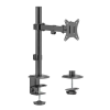  Equip Monitor Asztali konzol - 650156 (17"-32", 1 monitor, dönthető, forgatható, állítható magasság, Max.: 9kg, fekete)